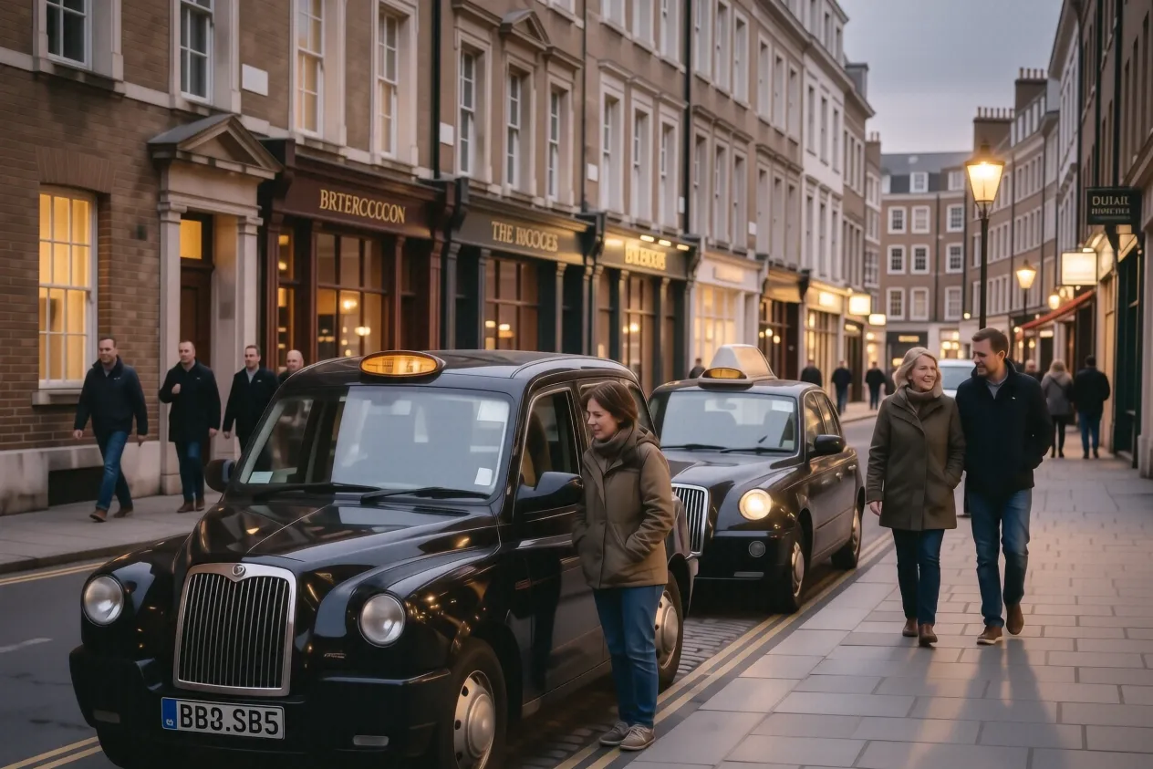 Documentary photograph for london taxi vs uber vs minicab