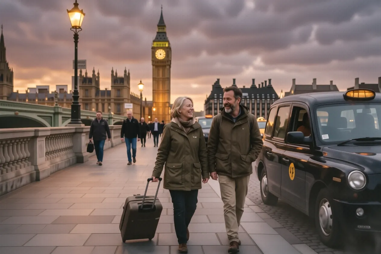 Documentary photograph for visitor guide uk taxis