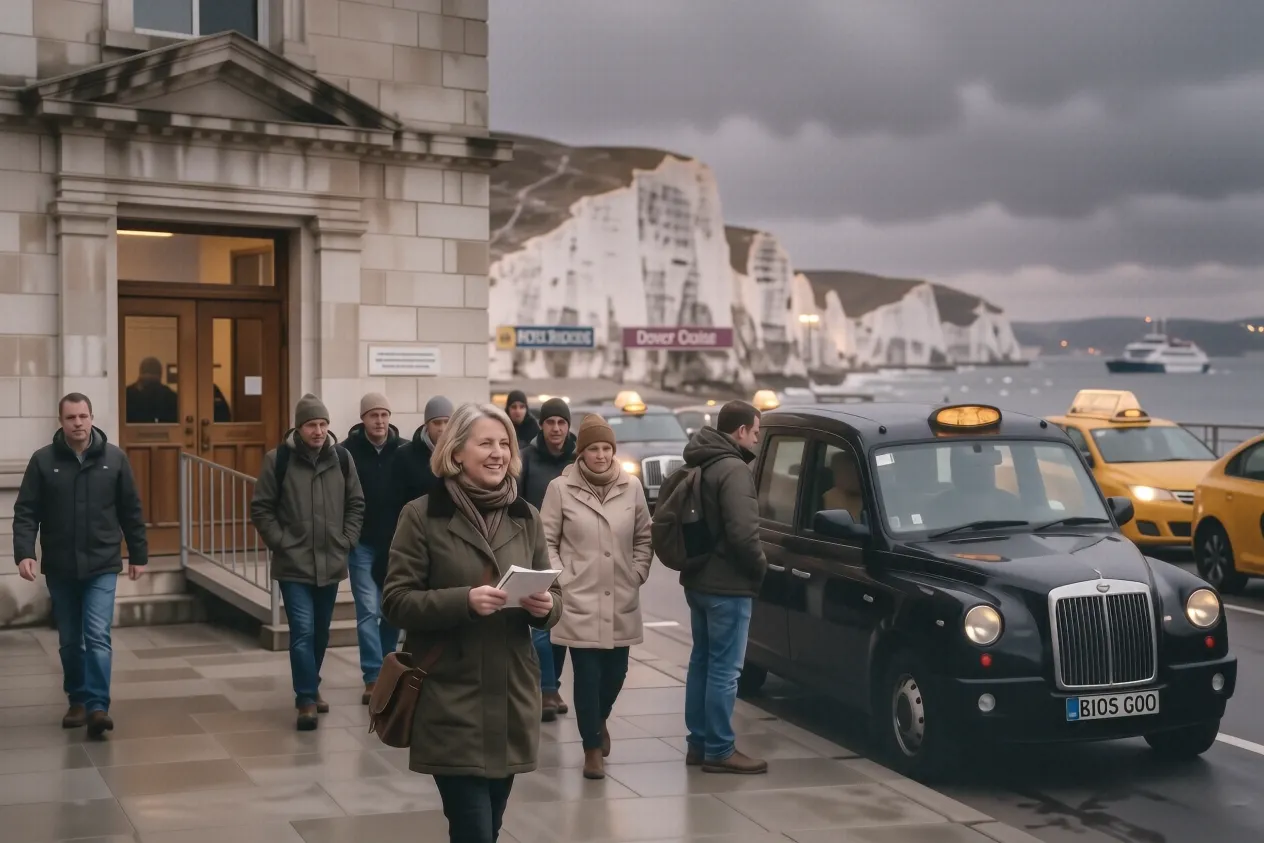 Documentary photograph for uk cruise port taxi guide